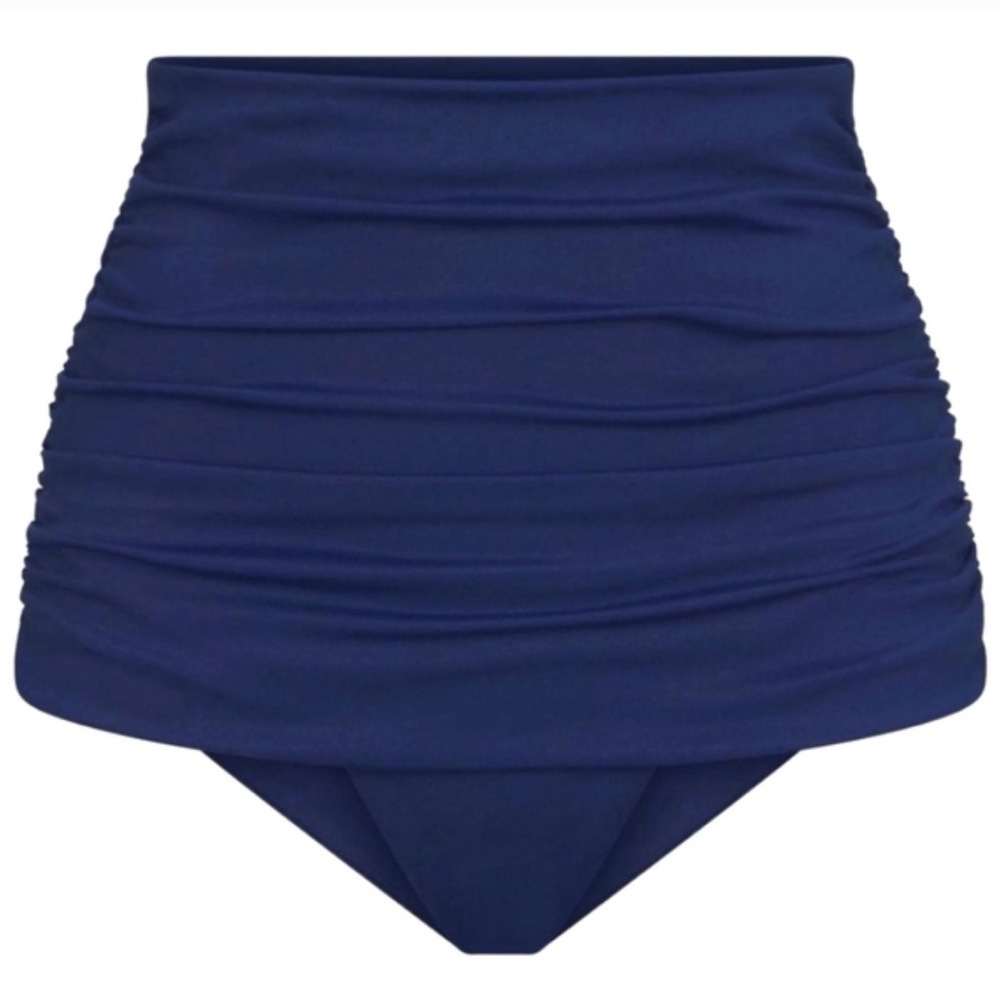 Skims Sculpting Swim Ruched High Waisted Bottom